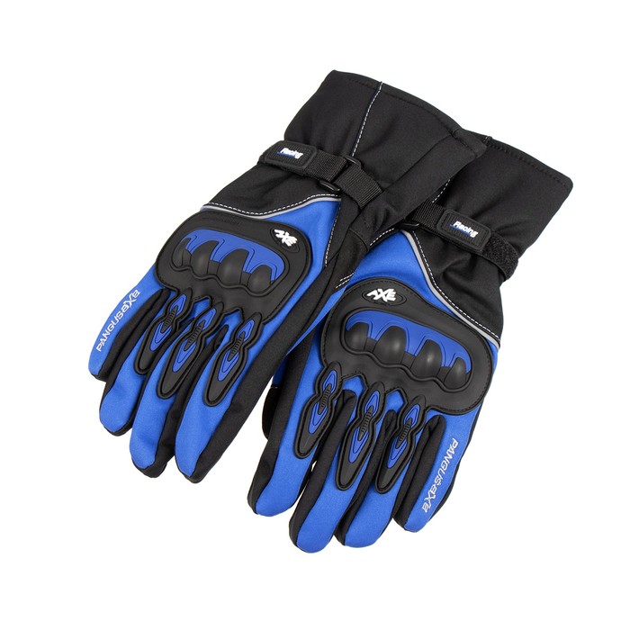Перчатки мотоциклетные, зимние, размер XL, синий - Фото 1