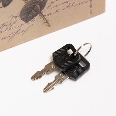 Шкатулка - книга «Розовая роза», пластик, металл, 5.5×12×18 см