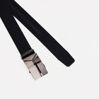 Ремень мужской, ширина 3,5 см, автомат, цвет чёрный 9716819