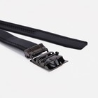 Ремень мужской, ширина 3,5 см, автомат, цвет чёрный 9716819