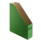 Накопитель-лоток архивный из микрогофрокартона Calligrata, 75 мм, до 700 л, зелёный - Фото 3