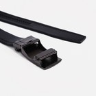 Ремень мужской, ширина 3.5 см, пряжка автомат МИКС, цвет чёрный - фото 23013579