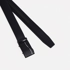 Ремень мужской, ширина 3,5 см, автомат, пряжка тёмный металл, цвет чёрный 9902665