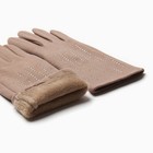 Перчатки женские MINAKU "Рок", р-р 23 см, цв. коричневый - Фото 3