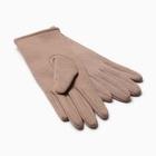 Перчатки женские MINAKU "Рок", р-р 23 см, цв. коричневый - фото 25822096