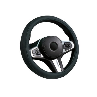 Оплётка на руль CarFashion DERBY, размер M, цвет черный/черный