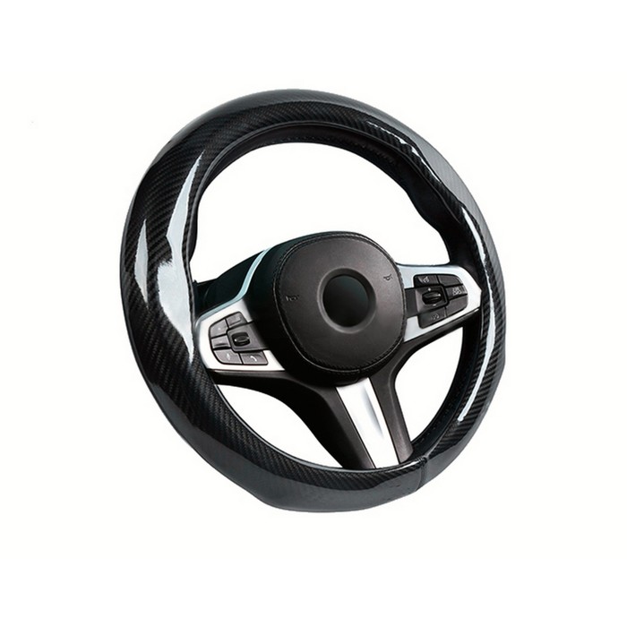 Оплётка на руль CarFashion WINNER, размер M, цвет черный - Фото 1