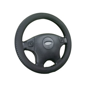 Оплётка на руль CarFashion BRAID, размер M, цвет черный/черный