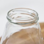 Сахарница, стеклянная, 260 мл, с пластиковым дозатором - фото 4389454