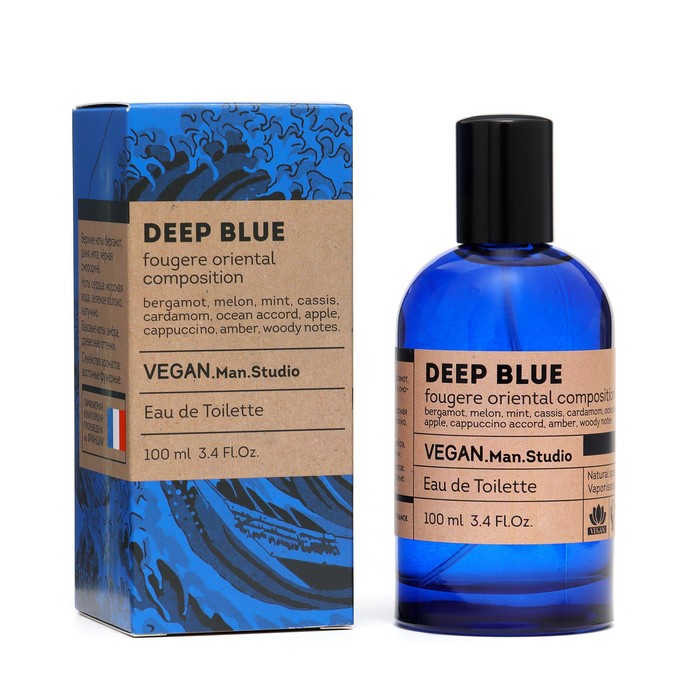 Туалетная вода мужская Vegan Man Studio Deep Blue, 100 мл (по мотивам Blue Seduction (A.Banderas) - Фото 1