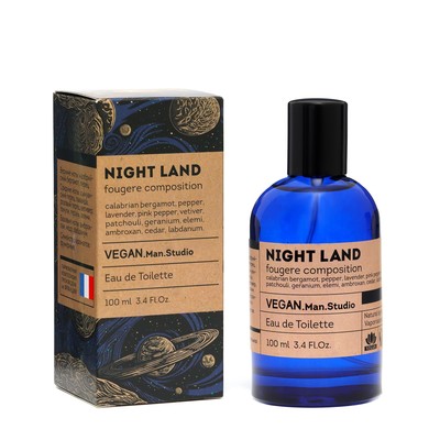 Туалетная вода мужская Vegan Man Studio Night Land, 100 мл (по мотивам Sauvage (C.Dior)