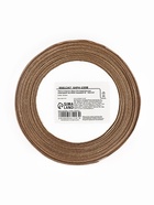 Лента атласная «Новогодний лес», 25 мм, 23±1 м, бежевая - Фото 4