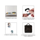 Часы настенные интерьерные «Звёзды», 3D, наклейка, бесшумные, плавный ход, d=40 см - Фото 3