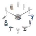 Часы-наклейка, серия: DIY, "Салон красоты", d-120 см, стрелки 39 см/31.5 см - фото 320040753