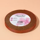 Лента парчовая, 10 мм, 23 ± 1 м, цвет морковный №014 (комплект 2 шт) - фото 25822102