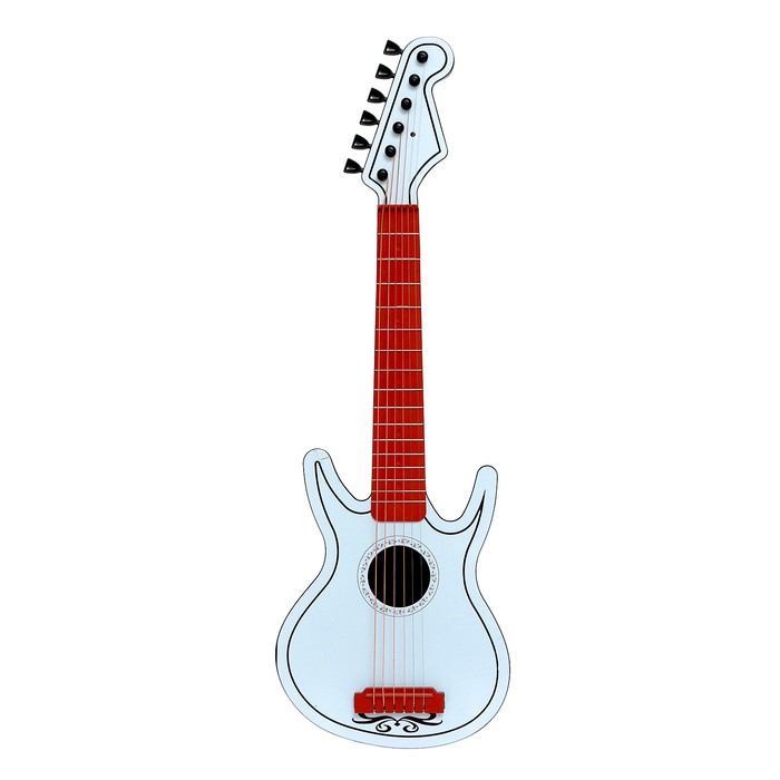 Игрушка музыкальная «Гитара», 6 струн, цвета МИКС