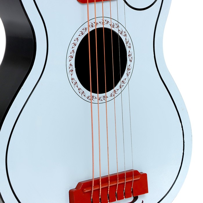 Игрушка музыкальная «Гитара», 6 струн, цвета МИКС - фото 1906360041