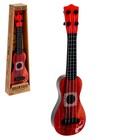 Игрушка музыкальная «Гитара», 4 струны, цвета МИКС - фото 7212471