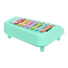 Металлофон с клавишами «Пианист», 8 нот - фото 24414033