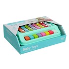 Металлофон с клавишами «Пианист», 8 нот - фото 24414038