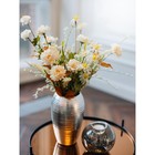 Декоративная ваза «Модерн», 12×12×20 см, цвет металлический - Фото 1