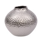 Декоративная ваза «Этно», 20×20×17 см, цвет серебряный - фото 301658924