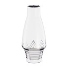 Декоративная ваза «Геометрия», 11×11×25 см, цвет белый с серебром - Фото 3