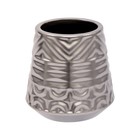 Декоративная ваза «Орнамент», 12×12×12 см, цвет серебряный - фото 299105800