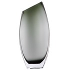 Декоративная ваза из дымчатого стекла, 13,4×6×30 см, цвет серый - фото 301789537