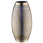 Декоративная ваза из стекла с золотым напылением, 15,5×15,5×30 см, цвет золотой - Фото 1