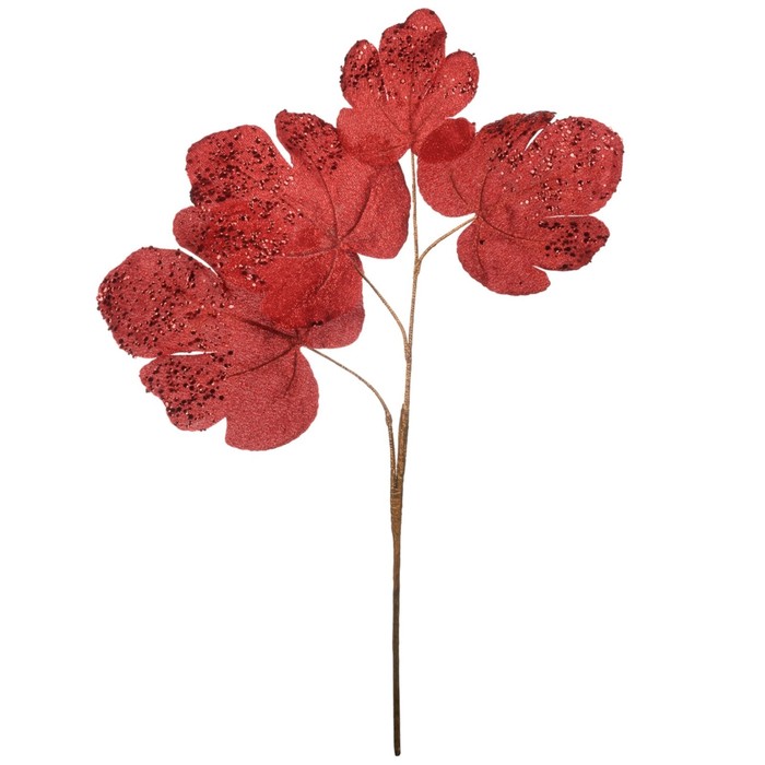 Искусственное растение «Смоковница», высота 63 см, цвет красный - Фото 1