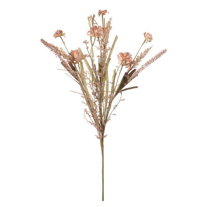 Искусственный цветок «Герань луговая», высота 60 см, цвет бежевый - Фото 1