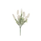 Искусственный цветок «Лаванда», высота 30 см, цвет белый - Фото 1