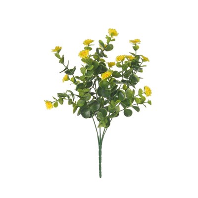 Искусственный цветок «Полевой», высота 30 см, цвет жёлтый