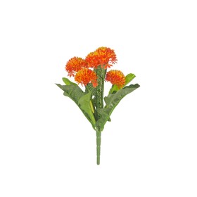 Искусственный цветок «Бархатцы», высота 28 см, цвет оранжевый