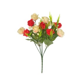 Искусственный букет «Роза», высота 27 см, цвет микс