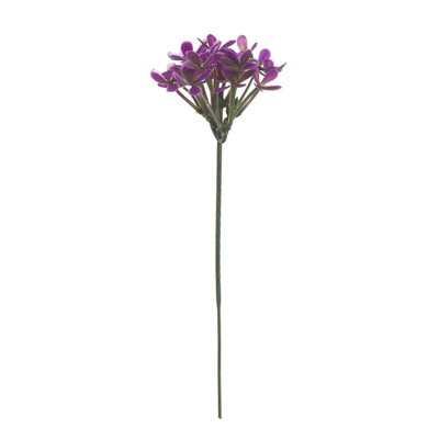 Искусственный цветок «Лесная фиалка», высота 21 см, цвет фиолетовый