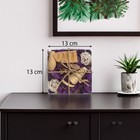 Набор сухоцветов из натуральных материалов с ароматом лаванды «Вещицы», короб 13×13×6 см - Фото 2