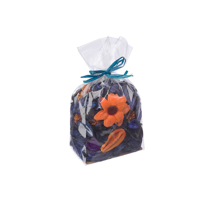 Набор сухоцветов из натуральных материалов с ароматом морского бриза «Вещицы», пакет 10×7,5×15,5 см