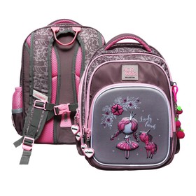 Рюкзак школьный 37 х 28 х 13 см, эргономичная спинка, Across 230, розовый CS23-230-7