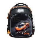 Рюкзак школьный 37 х 28 х 13 см, эргономичная спинка, Across 230, серый CS23-230-9 - фото 23013631