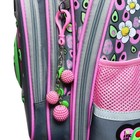 Рюкзак школьный 40 х 33 х 15 см, эргономичная спинка, Across 410, серый/розовый ACR23-410-1 - Фото 12