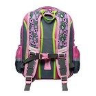Рюкзак школьный 40 х 33 х 15 см, эргономичная спинка, Across 410, серый/розовый ACR23-410-1 - Фото 5