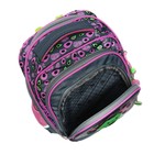 Рюкзак школьный 40 х 33 х 15 см, эргономичная спинка, Across 410, серый/розовый ACR23-410-1 - Фото 10