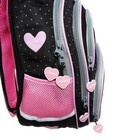 Рюкзак школьный 40 х 33 х 15 см, эргономичная спинка, Across 548, чёрный/розовый ACR23-548-3 - Фото 12