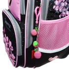 Рюкзак школьный 40 х 33 х 15 см, эргономичная спинка, Across 548, чёрный/розовый ACR23-548-3 - Фото 13