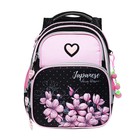 Рюкзак школьный 40 х 33 х 15 см, эргономичная спинка, Across 548, чёрный/розовый ACR23-548-3 - Фото 3