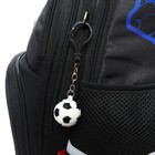 Рюкзак школьный 40 х 33 х 15 см, эргономичная спинка, Across 548, чёрный ACR23-548-6 - фото 23013712