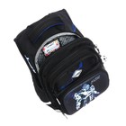 Рюкзак школьный 40 х 33 х 15 см, эргономичная спинка, Across 548, чёрный ACR23-548-6 - Фото 8