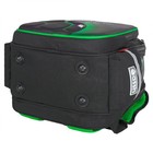 Рюкзак школьный 37 х 28 х 13 см, эргономичная спинка, Across 557, чёрный/зелёный CS23-557-1 - фото 22571377